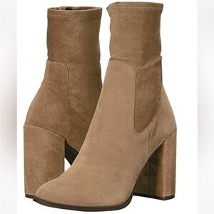Chinese Laundry Tan Suede Sock Bootie